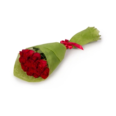 Букет из красных роз в фетре Барнаул Алтайский край