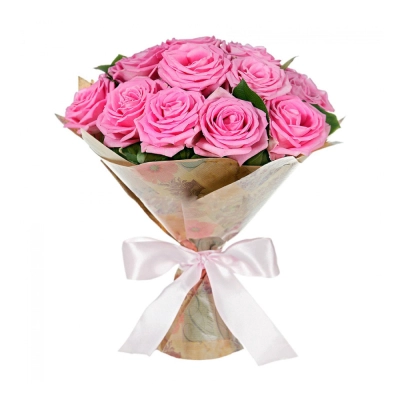 Букет из розовых роз с рускусом – нежность в каждом лепестке Барнаул Алтайский край Букет из розовых роз с рускусом – нежность в каждом лепестке Барнаул Алтайский край