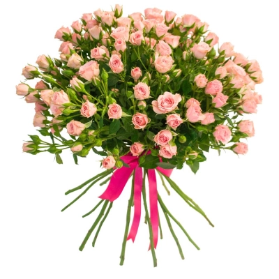 Букет «Нежные объятия» – романтика розовых кустовых роз Барнаул Алтайский край Букет «Нежные объятия» – романтика розовых кустовых роз Барнаул Алтайский край