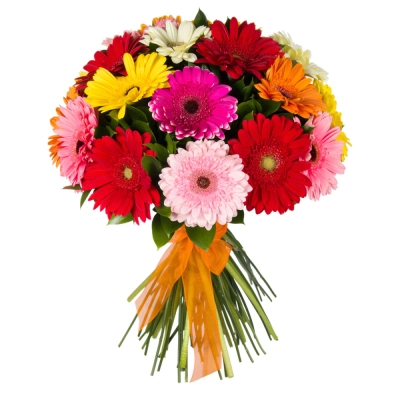 Букет «Мамба» – взрыв красок из оранжевых, лиловых и розовых гербер Барнаул Алтайский край Букет «Мамба» – взрыв красок из оранжевых, лиловых и розовых гербер Барнаул Алтайский край