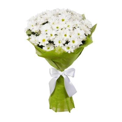 Пышный букет из хризантем – элегантность в каждом лепестке Барнаул Алтайский край