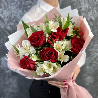 Букет «Нуар» – контраст страсти и нежности Барнаул Алтайский край Букет «Нуар» – контраст страсти и нежности Барнаул Алтайский край