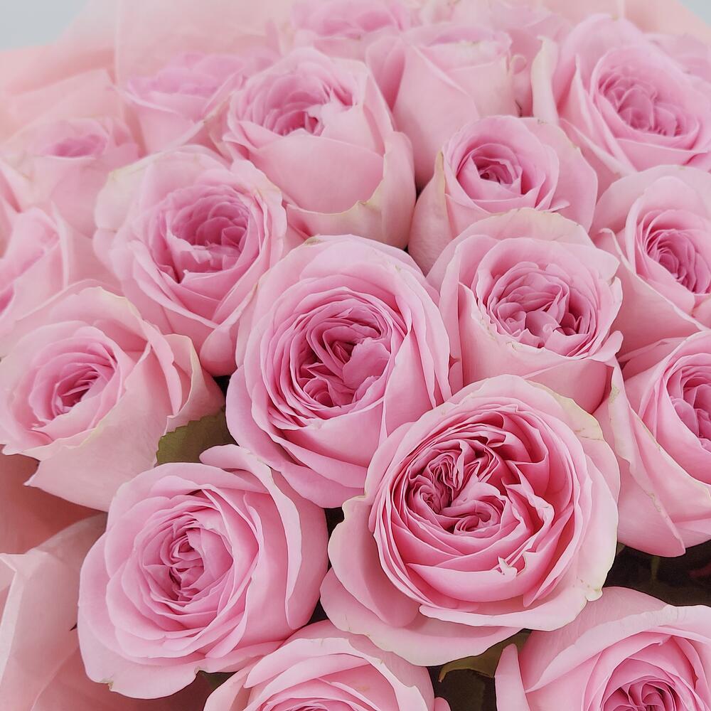 Букет из нежно-розовых роз – элегантность в каждом лепестке Барнаул Алтайский край